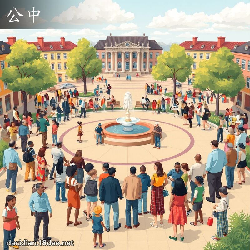 公中 - 國語大辭典配圖