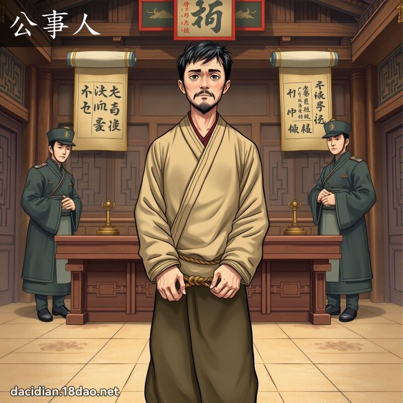 公事人 - 国语大辞典配图