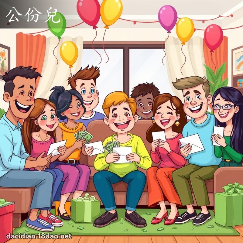 公份儿 - 国语大辞典配图