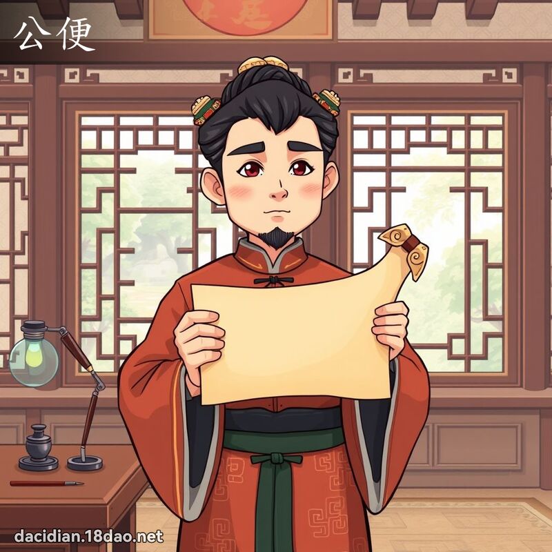 公便 - 国语大辞典配图