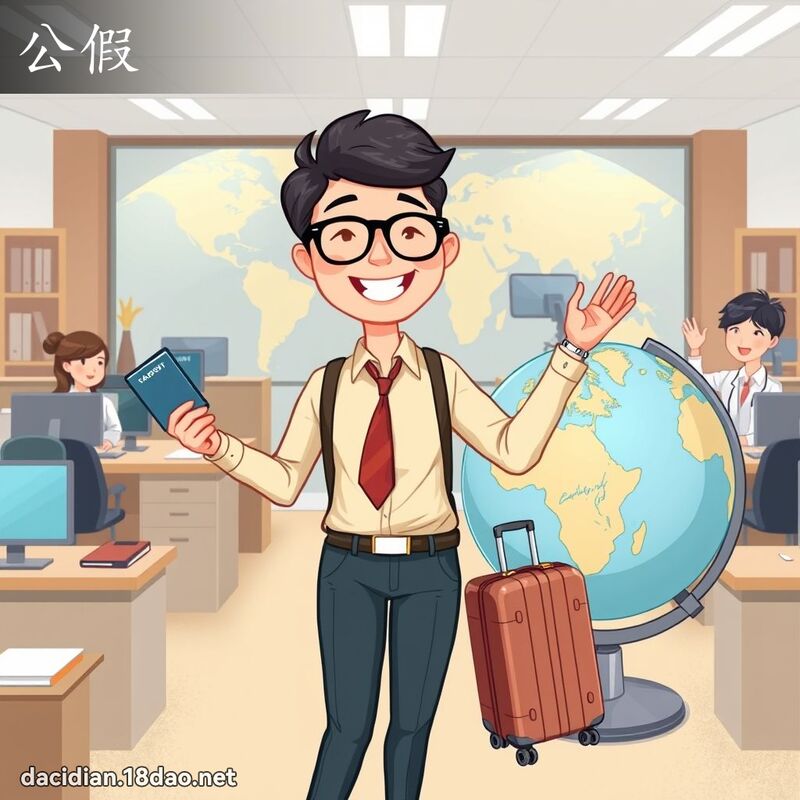 公假 - 國語大辭典配圖