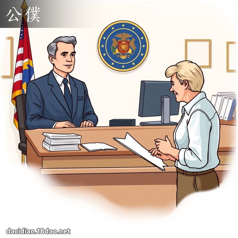 公僕 - 國語大辭典配圖