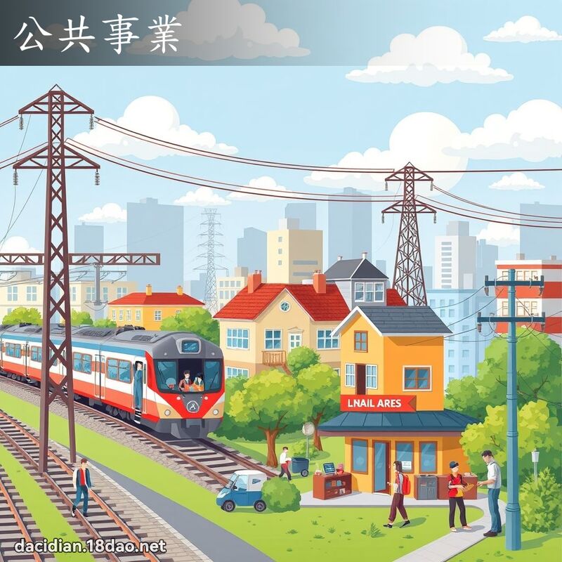 公共事業 - 國語大辭典配圖
