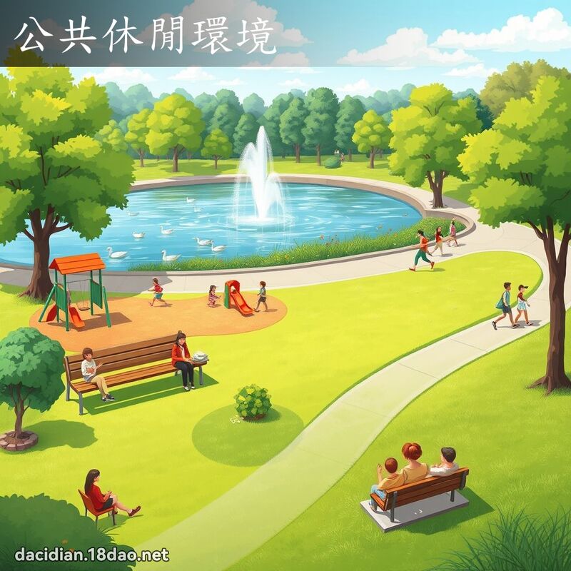 公共休閒環境 - 國語大辭典配圖