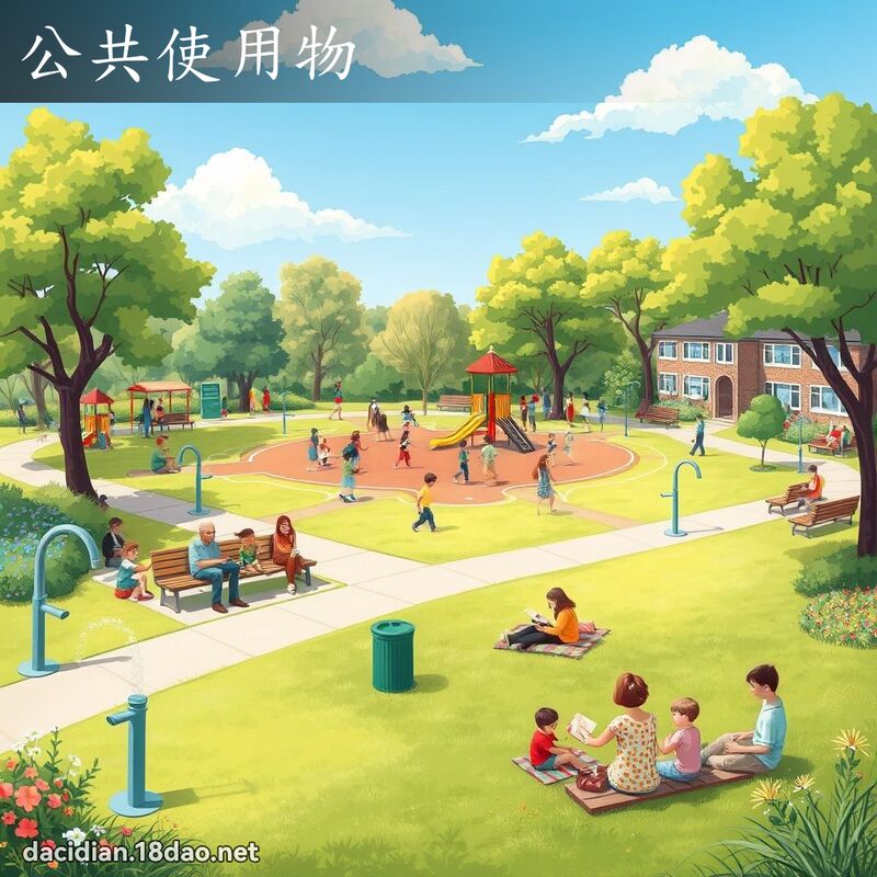 公共使用物 - 国语大辞典配图