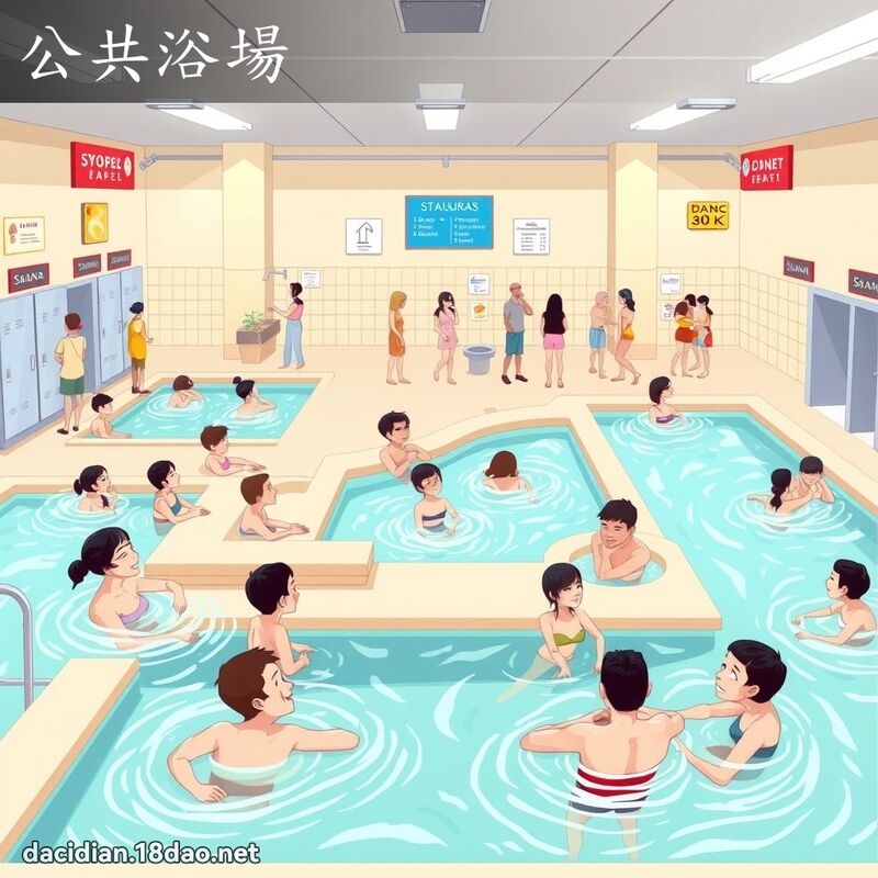 公共浴场 - 国语大辞典配图