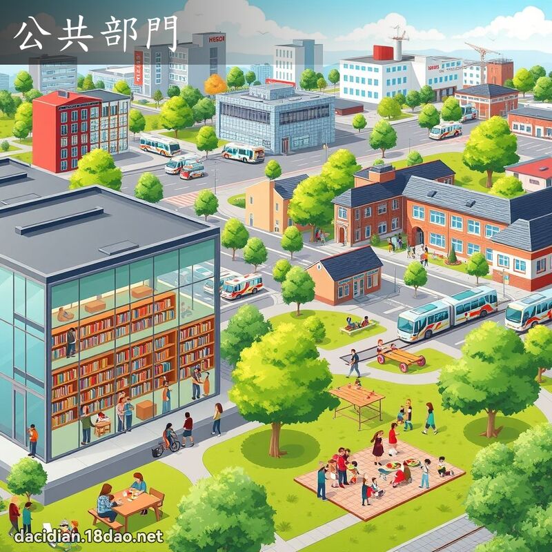 公共部門 - 國語大辭典配圖
