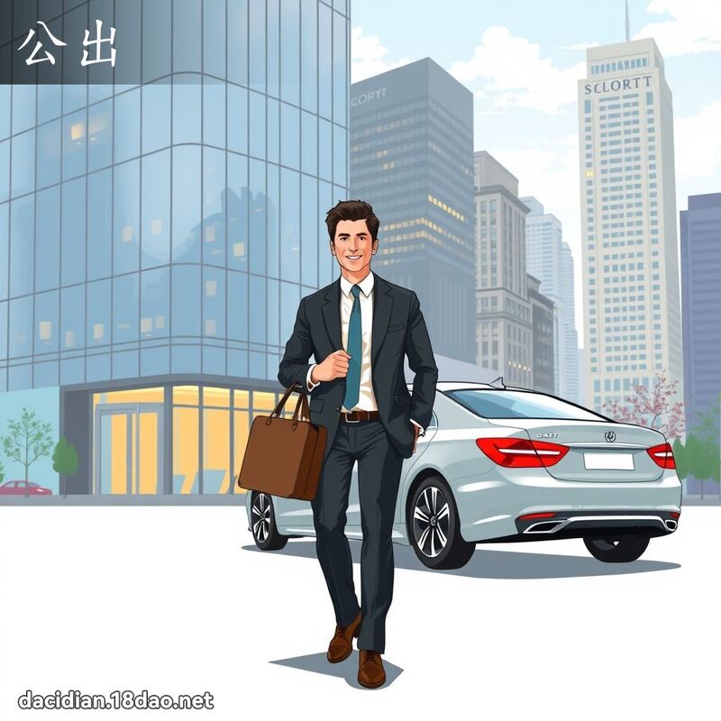 公出 - 國語大辭典配圖