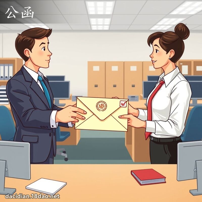 公函 - 国语大辞典配图