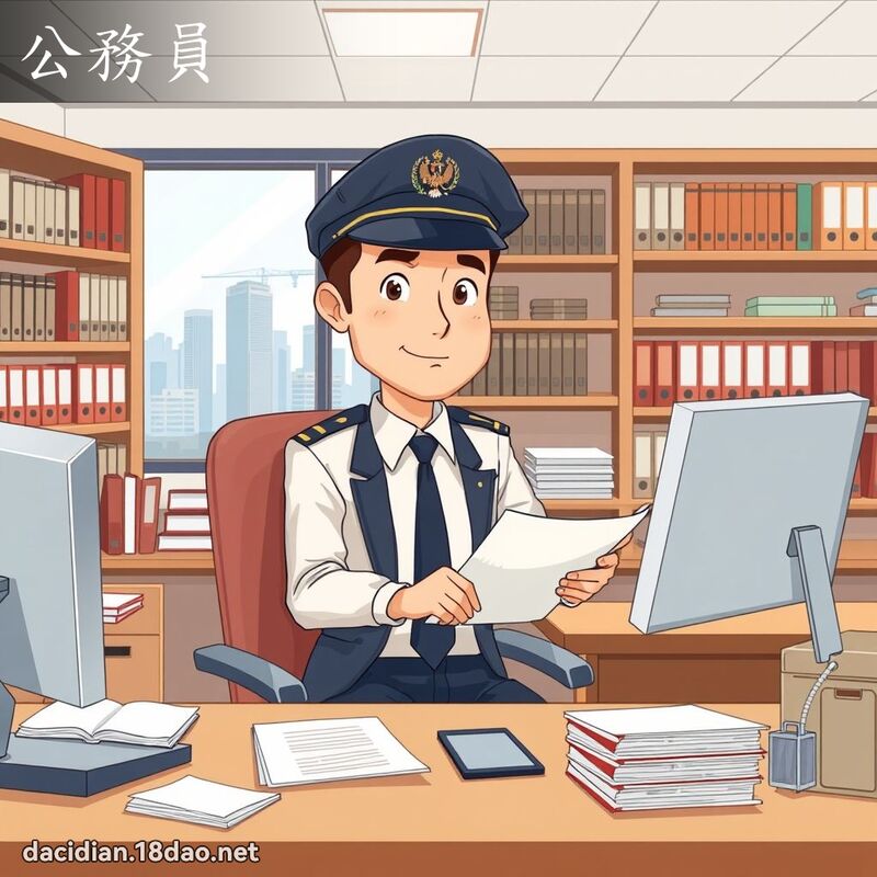 公务员 - 国语大辞典配图
