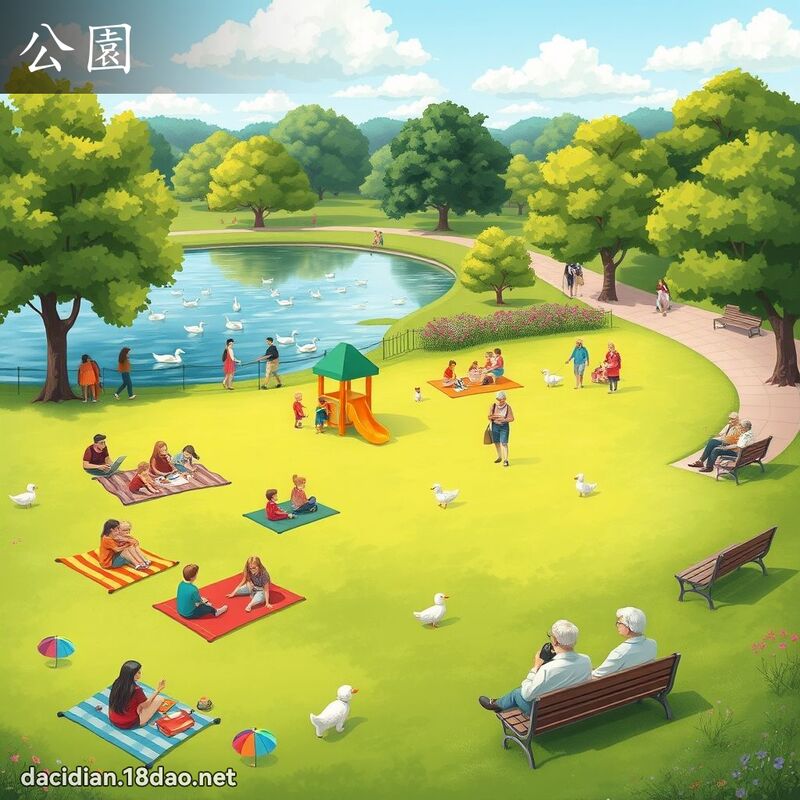 公園 - 國語大辭典配圖