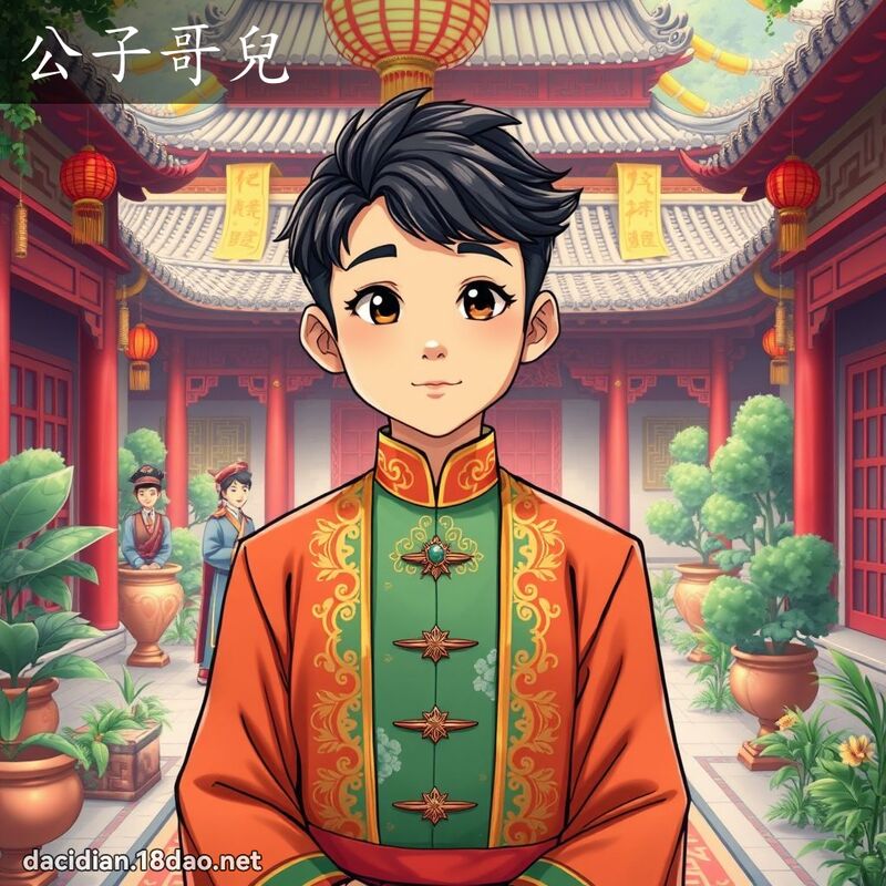 公子哥儿 - 国语大辞典配图