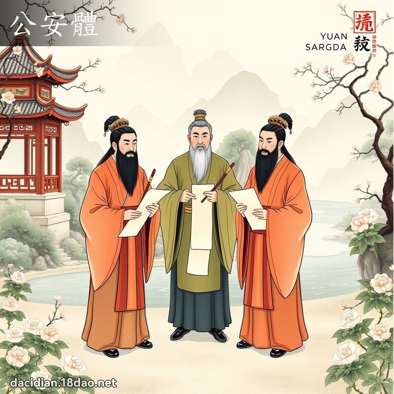 公安體 - 國語大辭典配圖