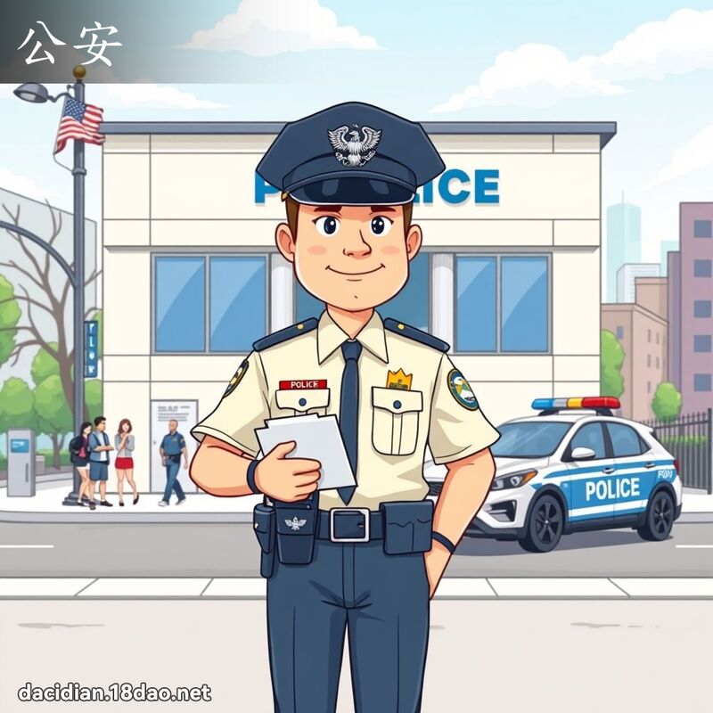 公安 - 国语大辞典配图