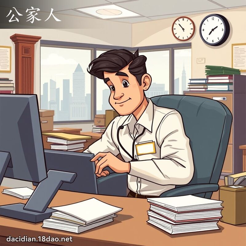 公家人 - 國語大辭典配圖
