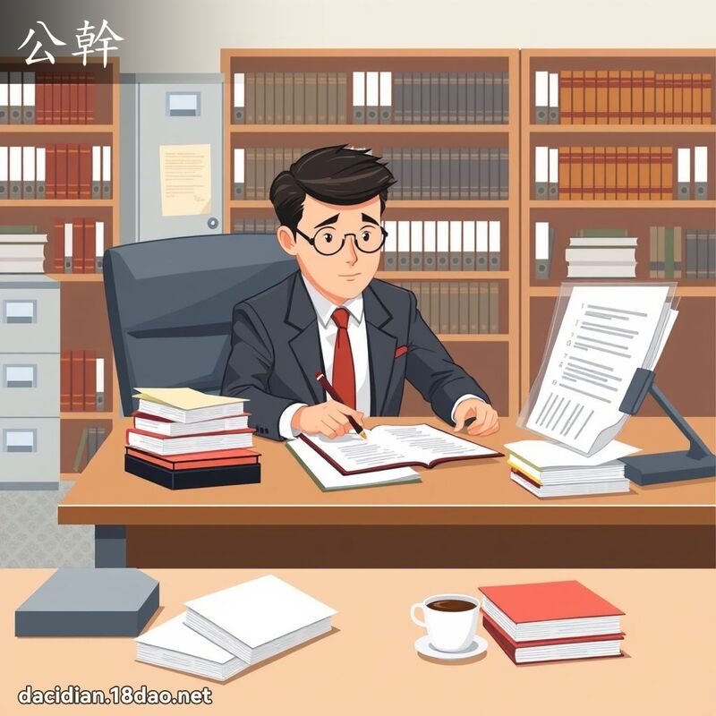 公干 - 国语大辞典配图