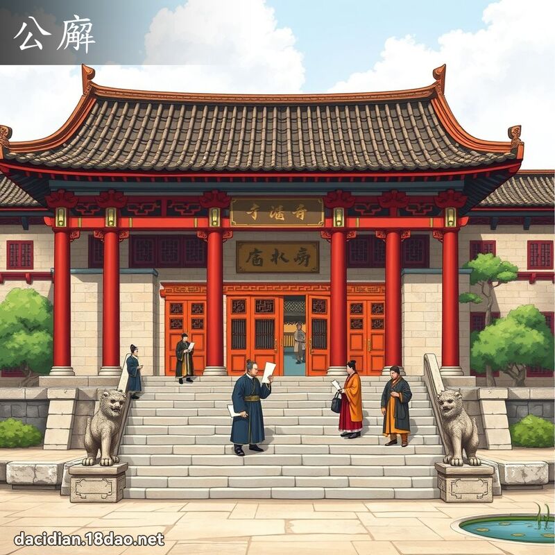 公廨 - 國語大辭典配圖