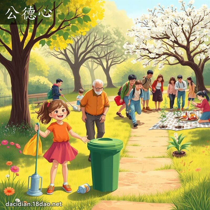 公德心 - 国语大辞典配图
