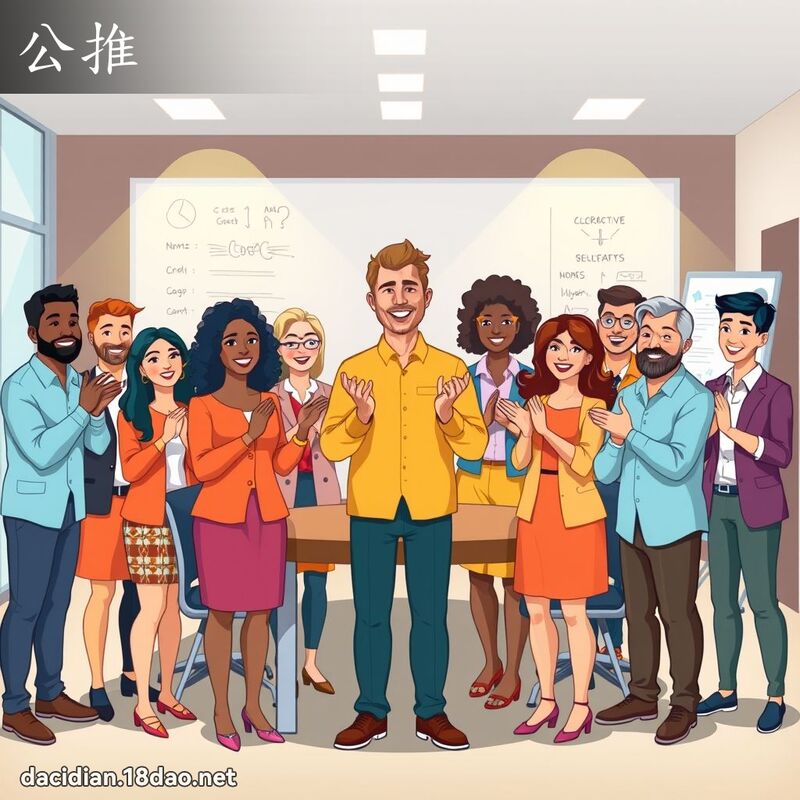 公推 - 國語大辭典配圖