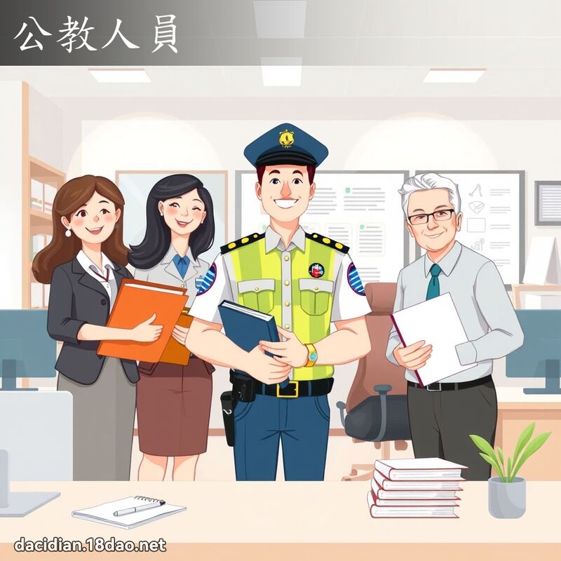 公教人員 - 國語大辭典配圖