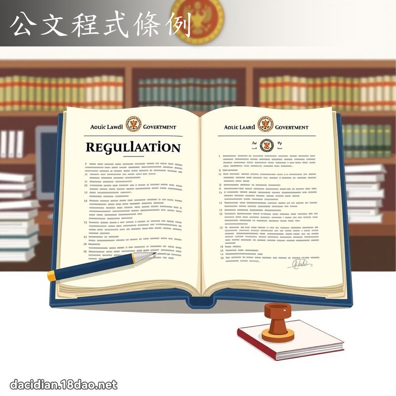 公文程式條例 - 國語大辭典配圖