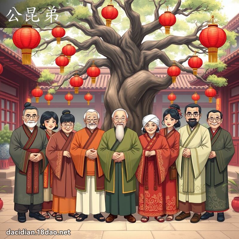 公昆弟 - 国语大辞典配图