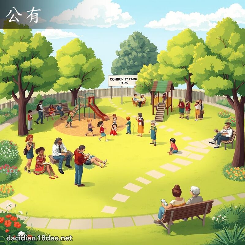公有 - 國語大辭典配圖
