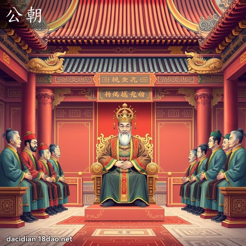 公朝 - 国语大辞典配图