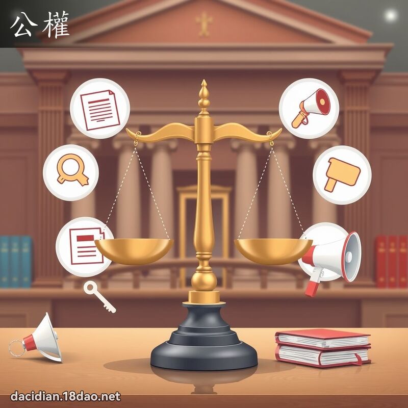 公權 - 國語大辭典配圖