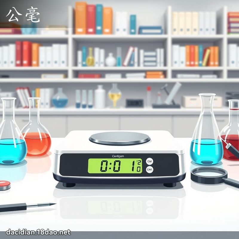 公毫 - 国语大辞典配图