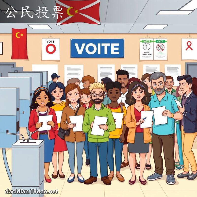 公民投票 - 国语大辞典配图