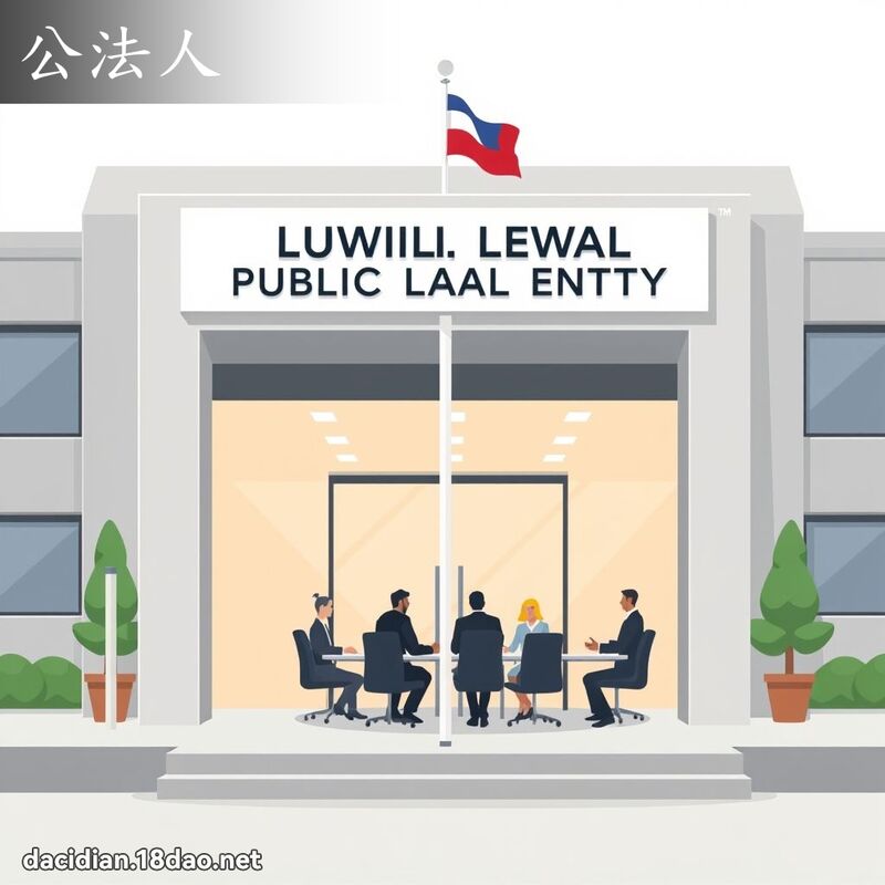 公法人 - 國語大辭典配圖