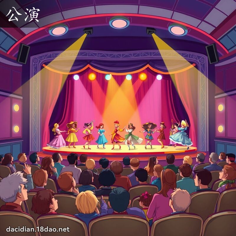 公演 - 國語大辭典配圖