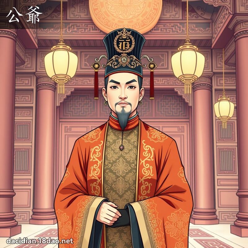 公爺 - 國語大辭典配圖