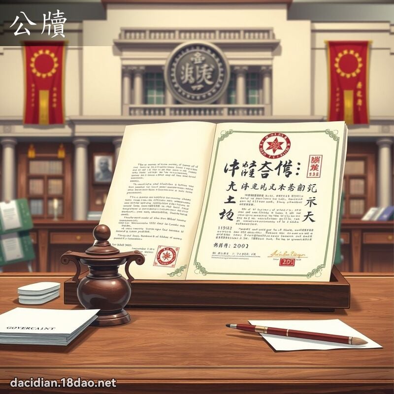 公牘 - 国语大辞典配图