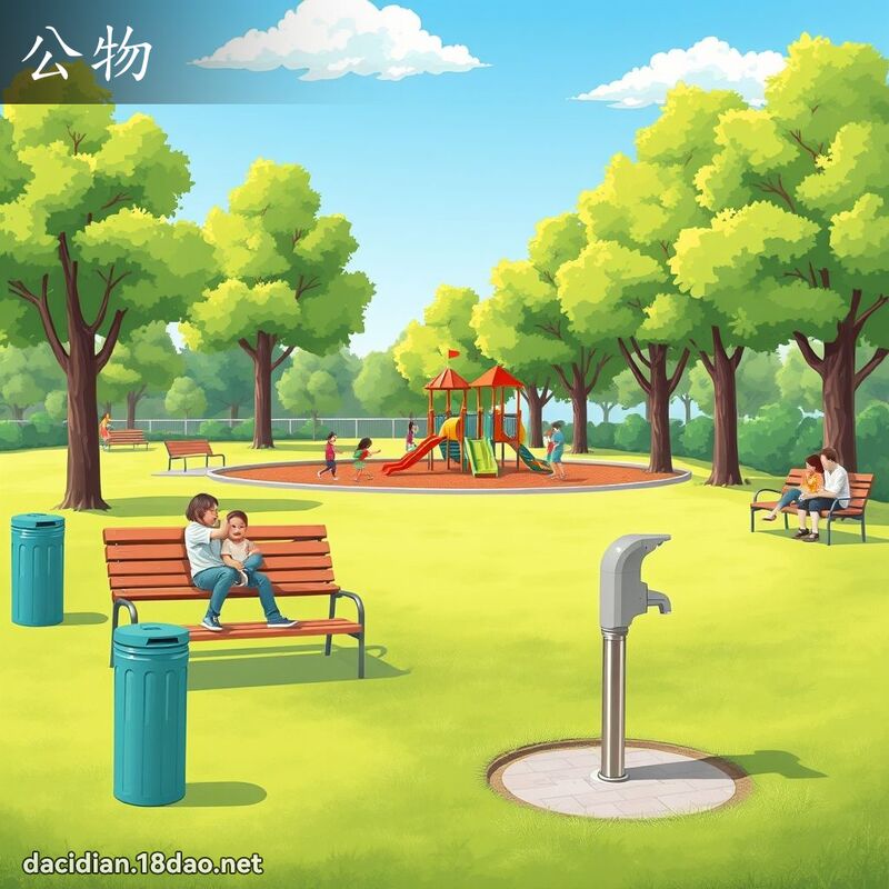 公物 - 國語大辭典配圖
