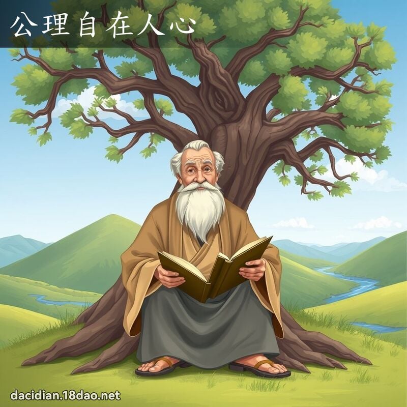 公理自在人心 - 國語大辭典配圖