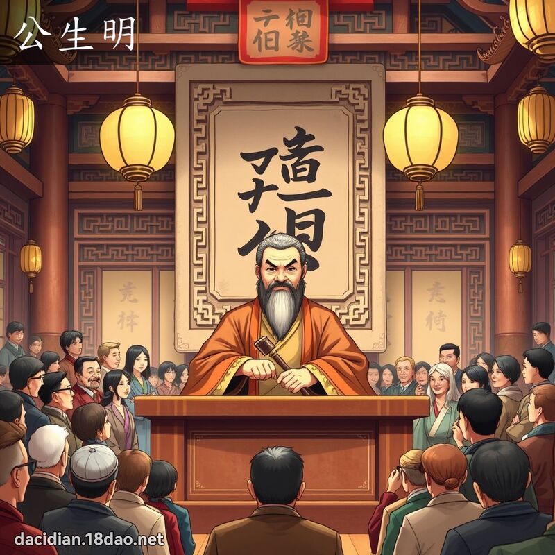 公生明 - 國語大辭典配圖