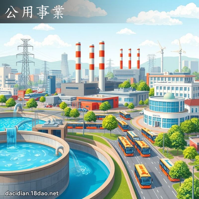 公用事業 - 國語大辭典配圖