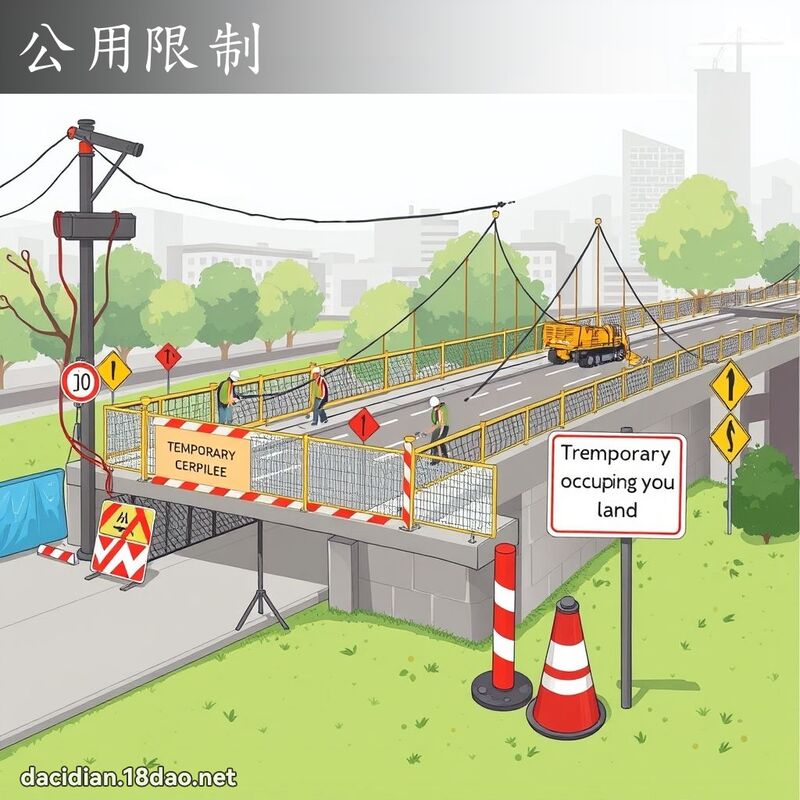 公用限制 - 国语大辞典配图