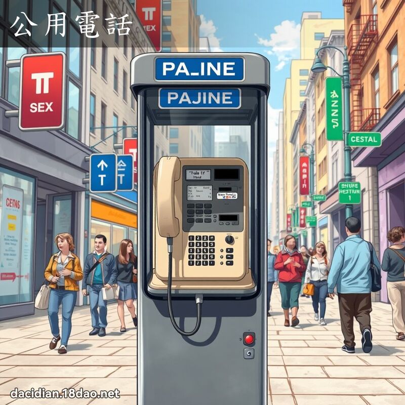 公用电话 - 国语大辞典配图