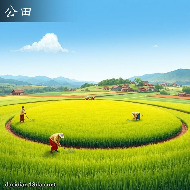 公田 - 国语大辞典配图