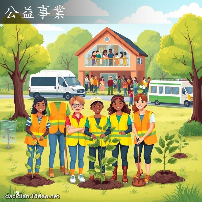公益事業 - 國語大辭典配圖