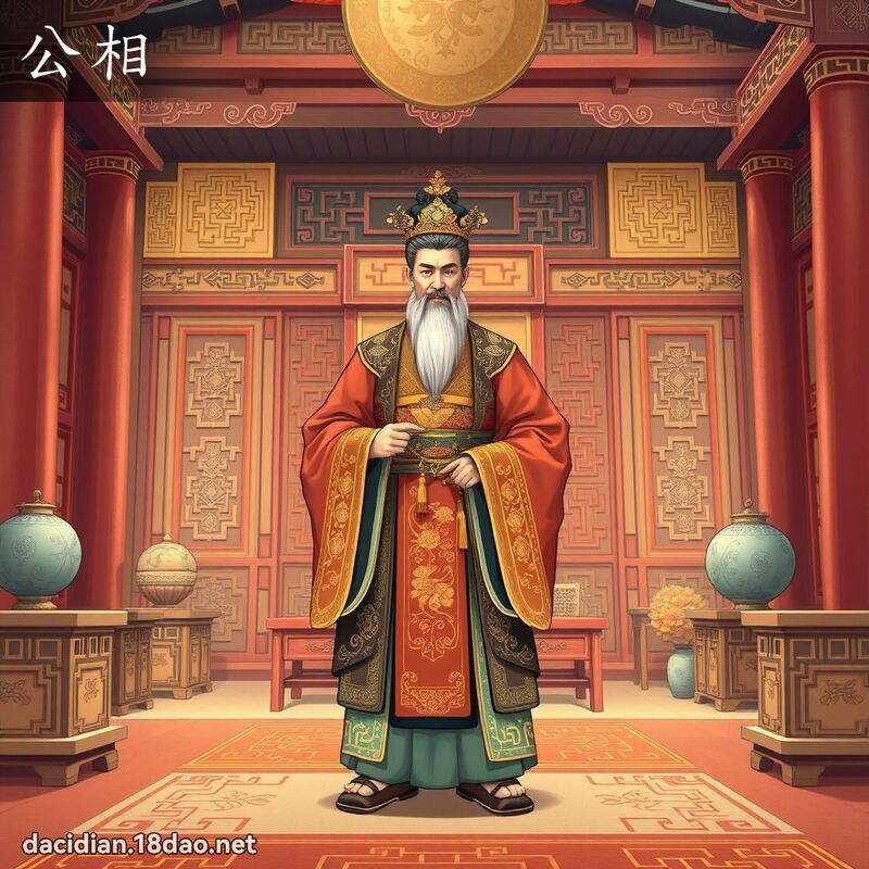 公相 - 國語大辭典配圖