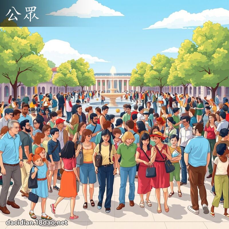 公眾 - 国语大辞典配图
