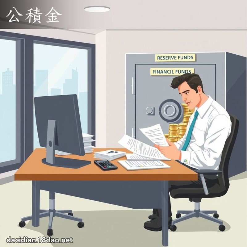 公積金 - 國語大辭典配圖