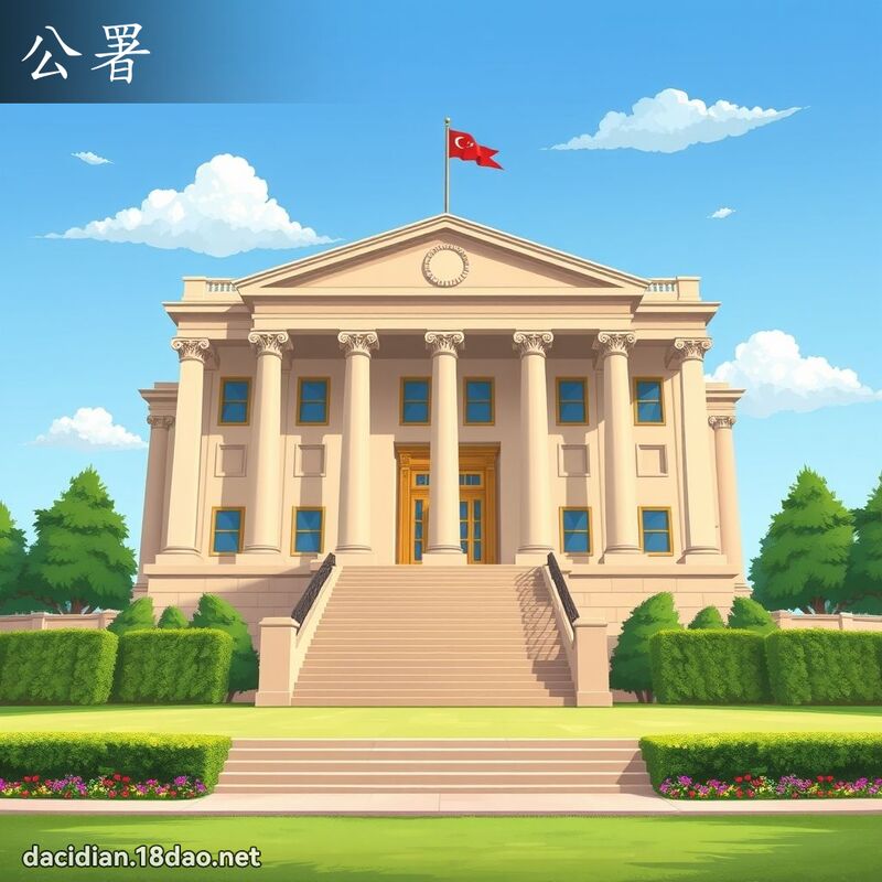公署 - 國語大辭典配圖
