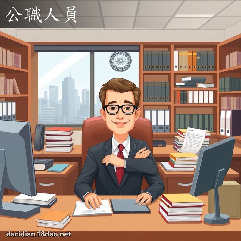公職人員 - 國語大辭典配圖