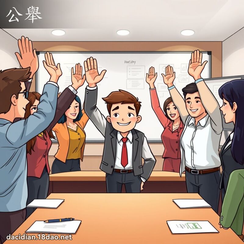 公舉 - 國語大辭典配圖