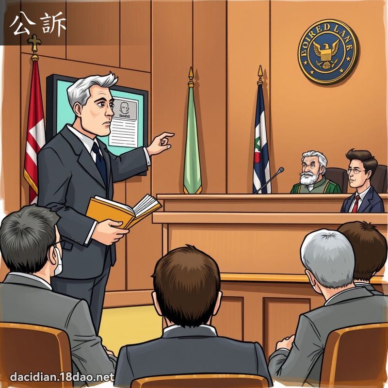 公诉 - 国语大辞典配图
